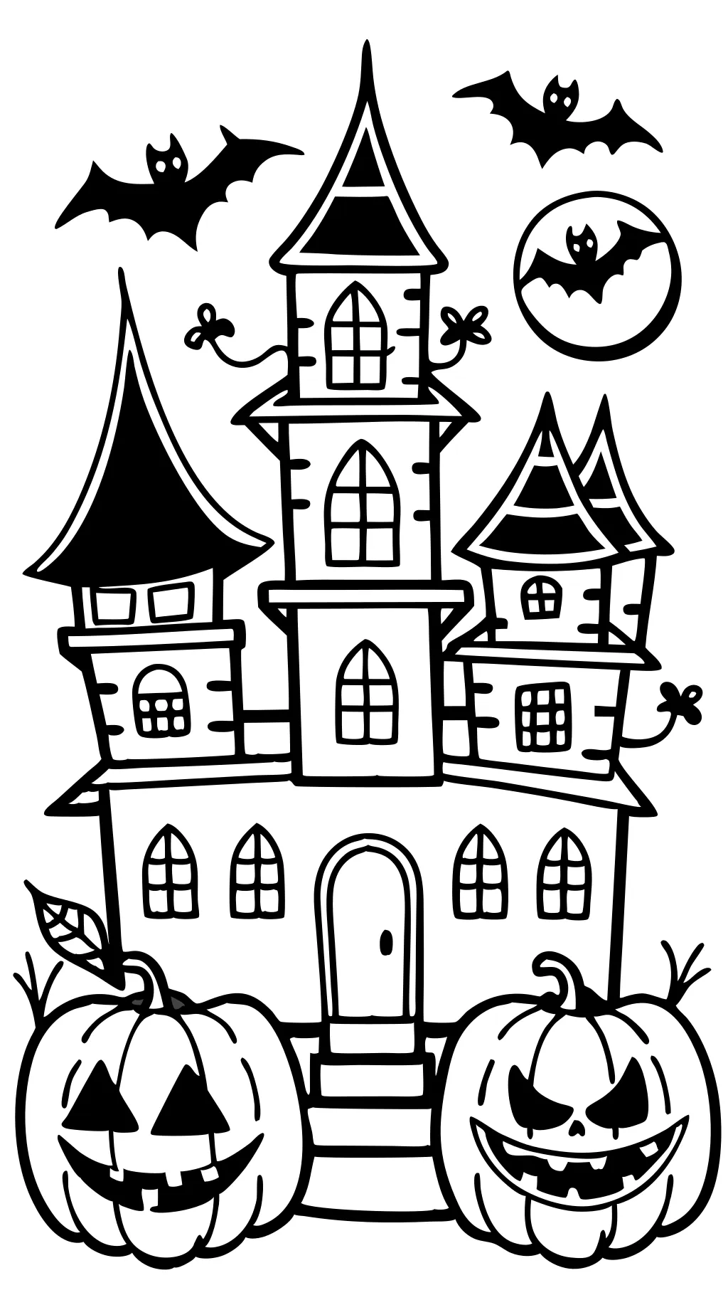 creepy halloween coloring pages